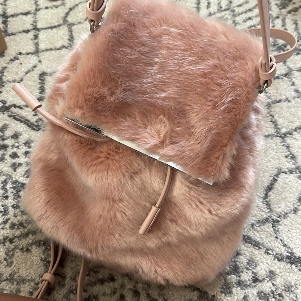Zara Fur Backpack